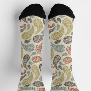 Calcetines Patrón Paisley