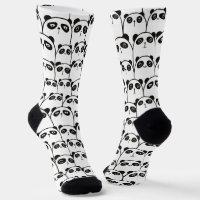Patrón Panda blanco y negro