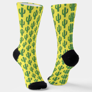 Calcetines Patroneado Día de los Muertos Cactus Feliz