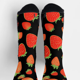 Calcetines Patrones de fresa