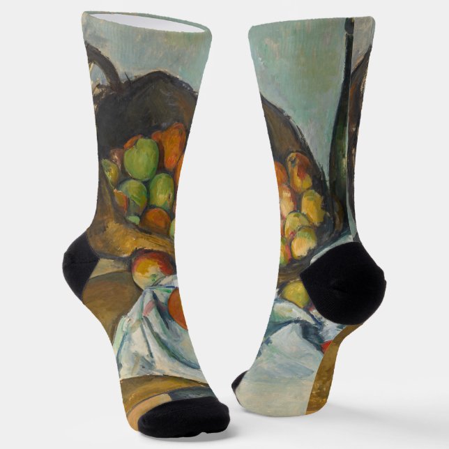 Calcetines Paul Cezanne - La canasta de manzanas (Angular)