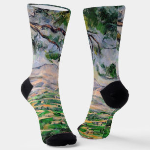 Calcetines Paul Cezanne - Mont Sainte-Victoire y gran pino