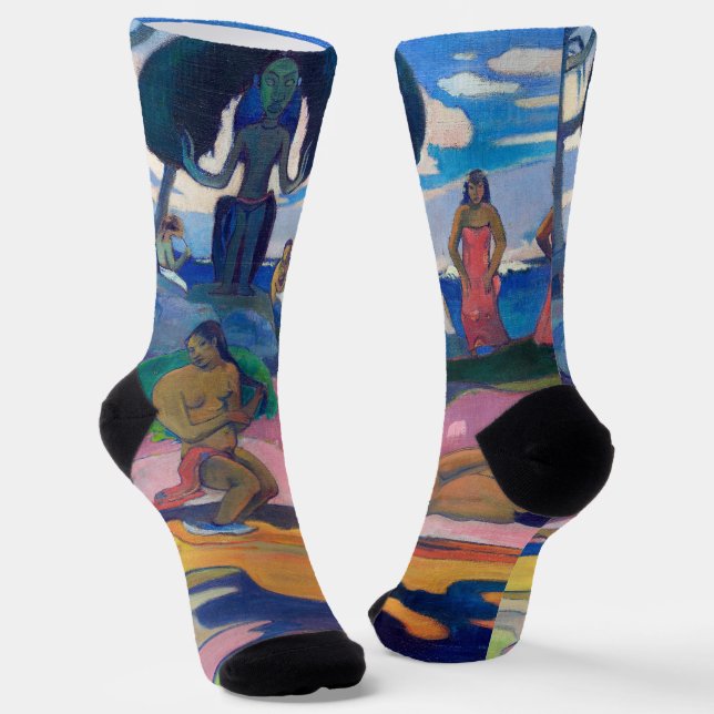Calcetines Paul Gauguin - Día del Dios / Mahana no atua (Angular)