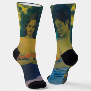Calcetines Paul Gauguin - Dos mujeres tahitianas