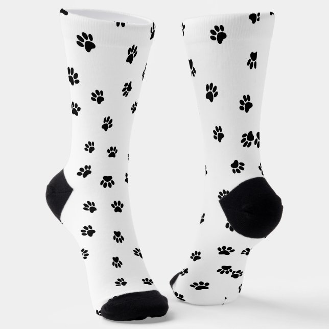 Calcetines Paw Print Sustainable Premium Crew Sock (Angular)