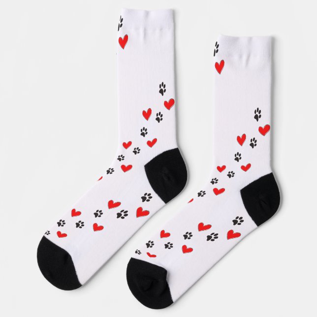 Calcetines Paws and Hearts Socks (Izquierda)