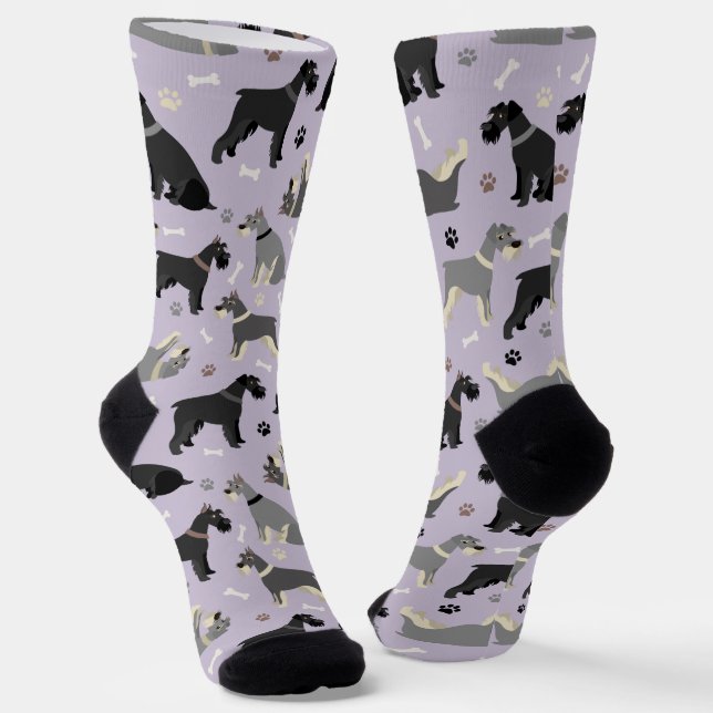Calcetines Paws Schnauzer y soplones para huesos (Angular)