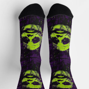 Calcetines Payaso de Halloween espeluznante época espeluznant