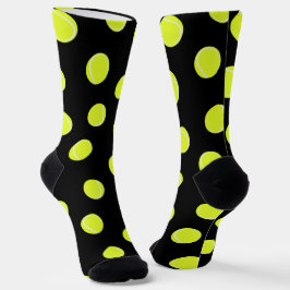 Calcetines Pelota de tenis con estampado negro