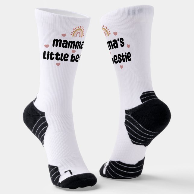 Calcetines Pequeña fiesta de mamá - para mamá y bebé (Angular)