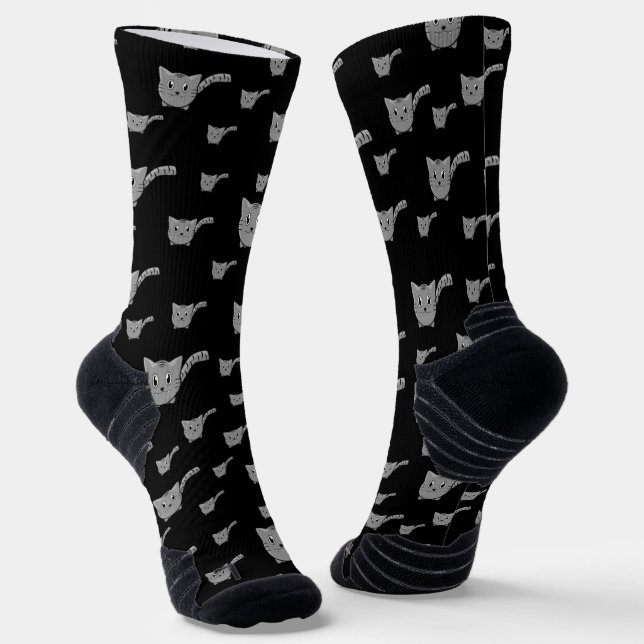 Calcetines Pequeñas Cristóbal Negra Y Gris (Angular)