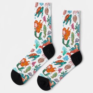 Calcetines Pequeñas sirenas personalizados