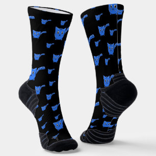 Calcetines Pequeños Cristóbal Negros Y Azules