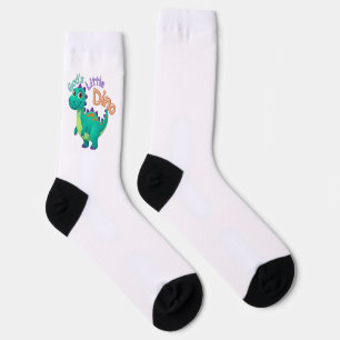 Calcetines pequeños dinosaurios de Dios
