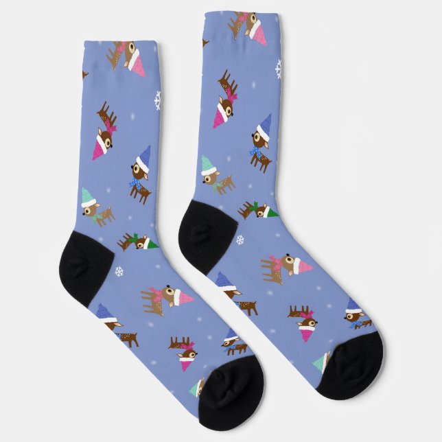 Calcetines Pequeños Navidades venados (Derecha)