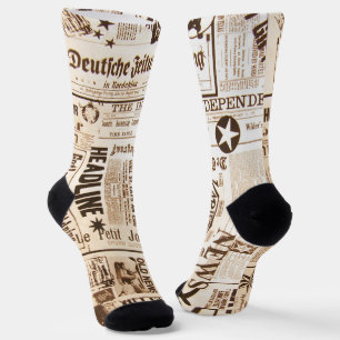 Calcetines Periódico