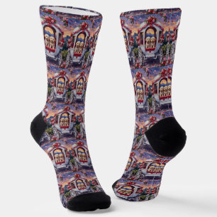 Calcetines Perro Bichon Frise Día de San Valentín