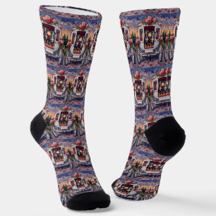 Calcetines Perro Blue Heeler Día de San Valentín