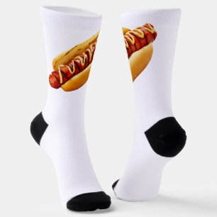 Calcetines Perro caliente de SlipperyJoe's con vibra de BBQ d