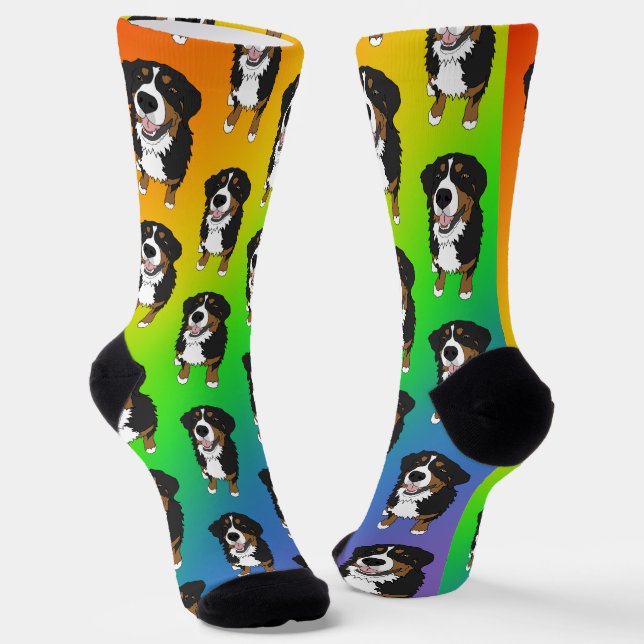 Calcetines Perro de montaña de Bernese (Angular)