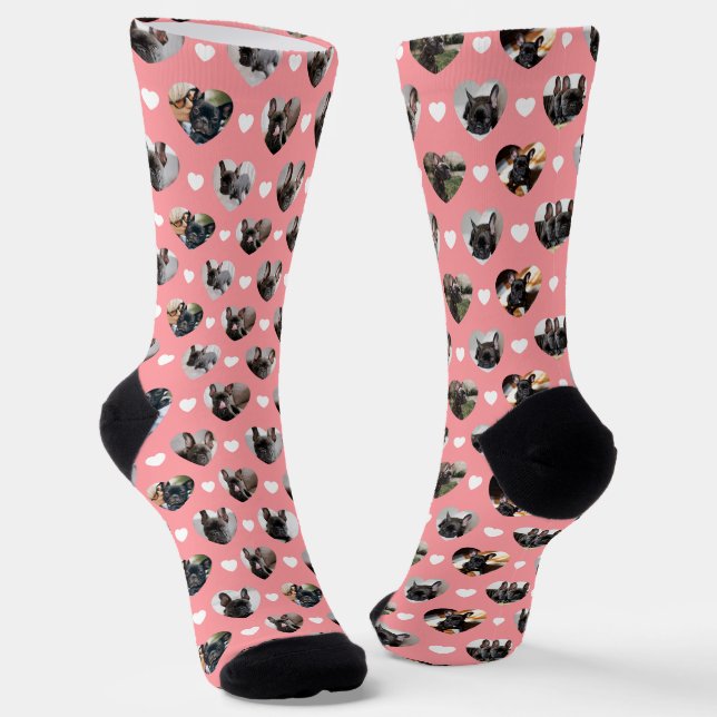 Calcetines Perro Mamá linda 10 Personalizados Mascota Perro F (Angular)