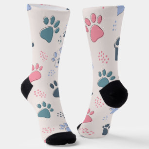 Calcetines Perro Paws Animales Cute Mascota Paws Regalos Para