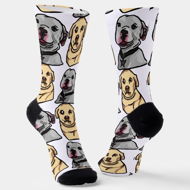 Calcetines Perros Memes Lindos (Angular)