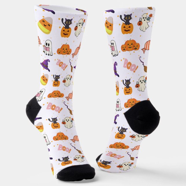 Calcetines Personajes adorables de Halloween (Angular)