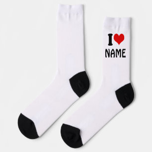 Calcetines Personalizable Día de San Valentín Amo Personaliza