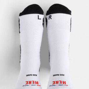 CALCETINES PERSONALIZABLE MODERNO ESTILO BLANCO VERIFICADO MA