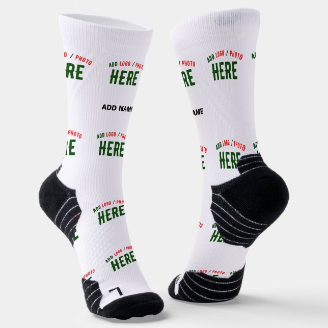 CALCETINES PERSONALIZABLE MODERNO ESTILO BLANCO VERIFICADO MA (Angular)