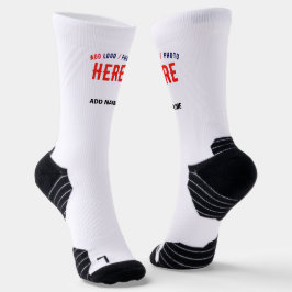 CALCETINES PERSONALIZABLE MODERNO ESTILO BLANCO VERIFICADO MA