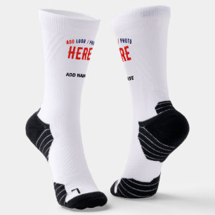 CALCETINES PERSONALIZABLE MODERNO ESTILO BLANCO VERIFICADO MA