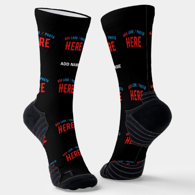 CALCETINES PERSONALIZABLE MODERNO ESTILO NEGRO VERIFICADO MAR (Angular)