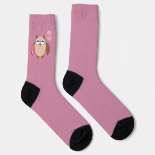 Calcetines Personalizado Age Birthday Owl