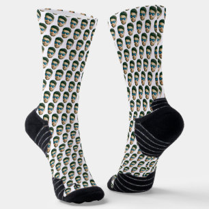 Calcetines Personalizado Boda de cabeza de cara Fiesta de duc