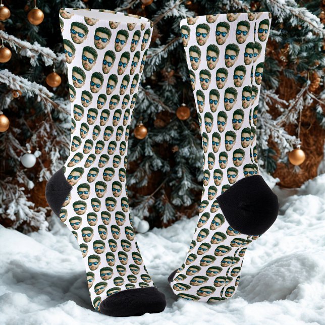 Calcetines Personalizado Boda de cabeza de cara Fiesta de duc (Subido por el creador)