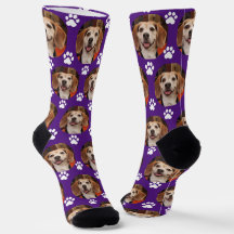 Personalizado de fotos y pinturas de Mascota púrpu