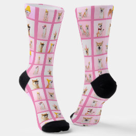 Calcetines personalizado de regalo de fotografía de 15 collag