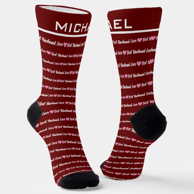 Calcetines Personalizado "El mejor esposo de la historia" (Angular)