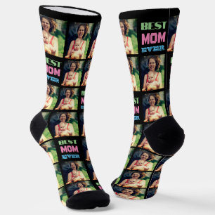 Calcetines Personalizado en Instagram foto mejor mamá nunca c