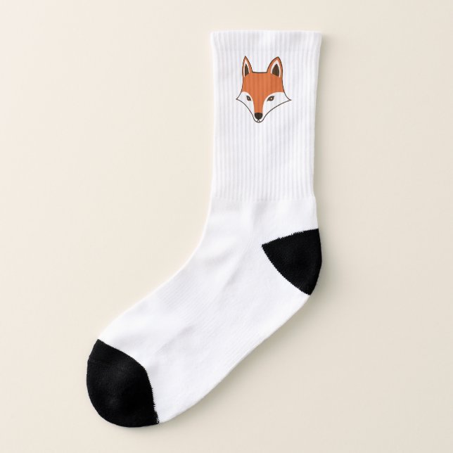 Calcetines Personalizado Escandinavo Fox Head (Parte exterior derecha)