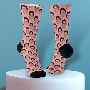 Calcetines Personalizado Face Face Light Cazas De Tripulación