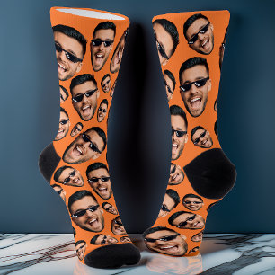 Calcetines Personalizado Face Funny Face Photo Over Socks Nar