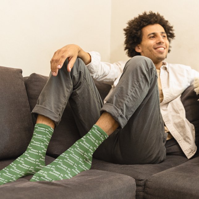 Calcetines Personalizado Feliz Día de los Patrones (Subido por el creador)