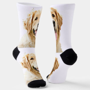 Calcetines Personalizado Golden Retriever Dog Personalizado D