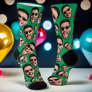 Calcetines Personalizado Graciosa Foto De Cara Por Todo El Mu