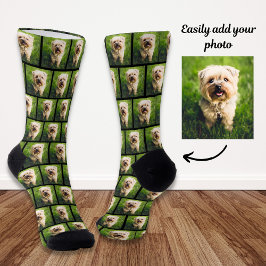 Calcetines Personalizado Mascota de perro foto personalizada 