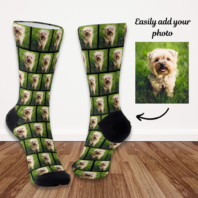 Calcetines Personalizado Mascota de perro foto personalizada  (Subido por el creador)