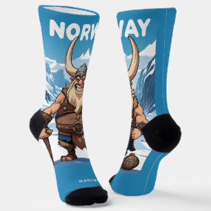 Calcetines Personalizado Monograma Noruego Troll